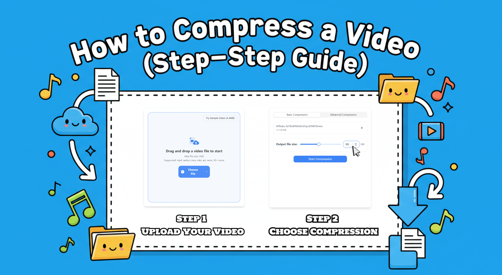 How to Compress a Video (Step-by-Step Guide) - VideoCompress