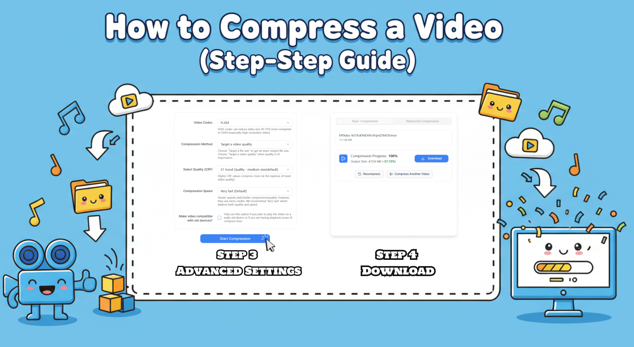 Optional Advanced Settings - VideoCompress